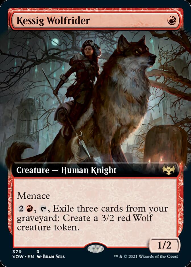 Kessig Wolfrider (Extended Art) [Innistrad: Crimson Vow] | Gamers Paradise