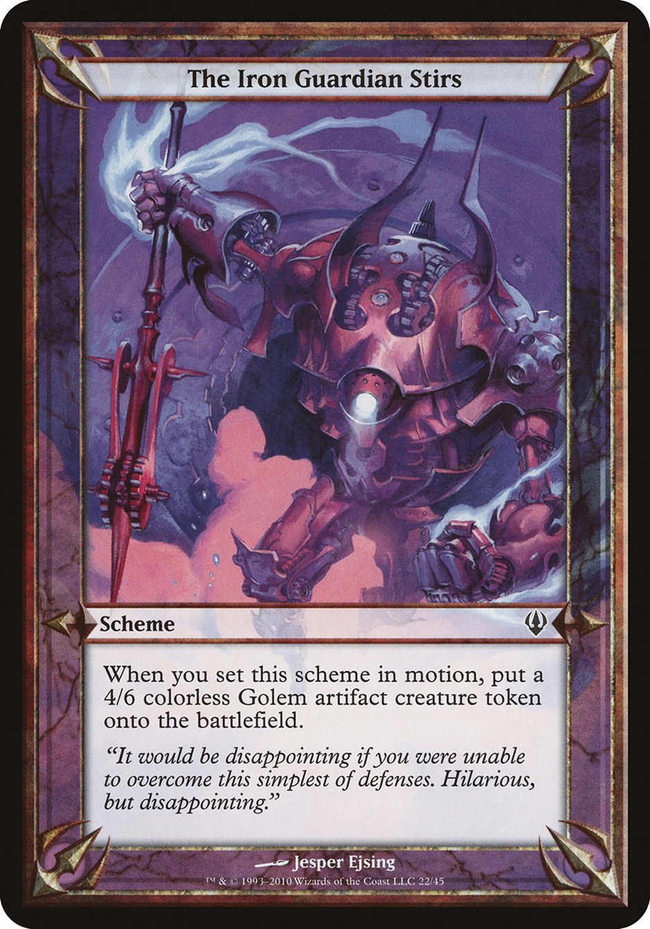 The Iron Guardian Stirs (Schemes) [Archenemy Schemes] | Gamers Paradise