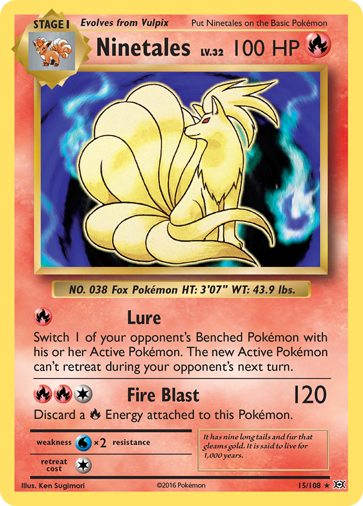 Ninetales (15/108) [XY: Evolutions] | Gamers Paradise