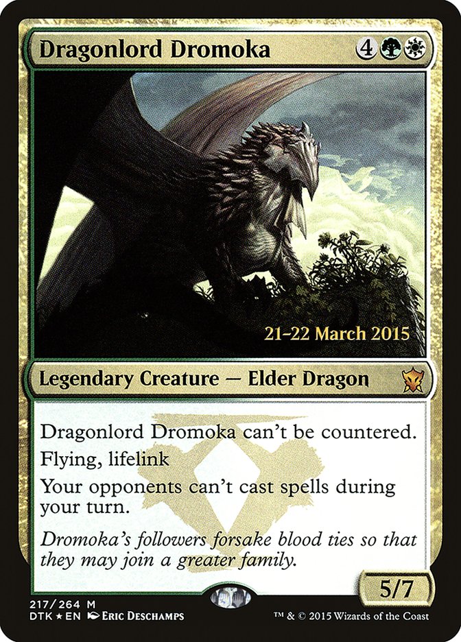 Dragonlord Dromoka [Dragons of Tarkir Prerelease Promos] | Gamers Paradise