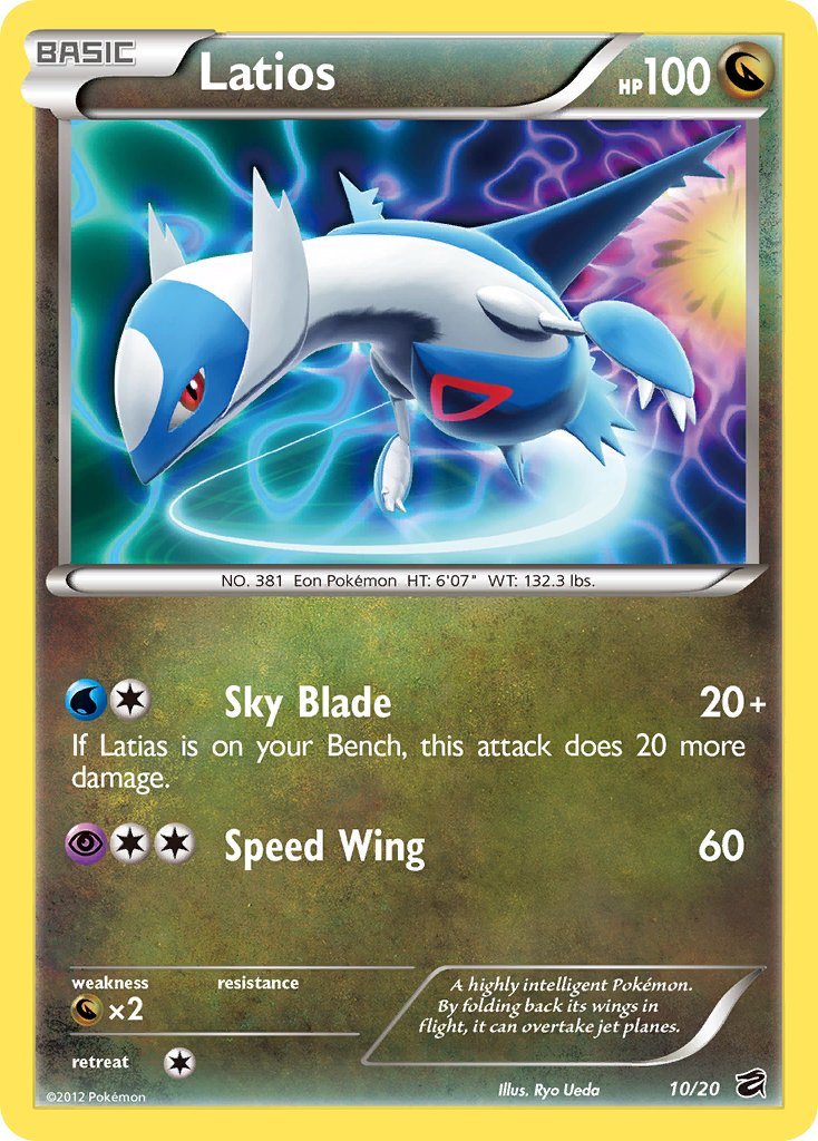 Latios (10/20) [Black & White: Dragon Vault] | Gamers Paradise