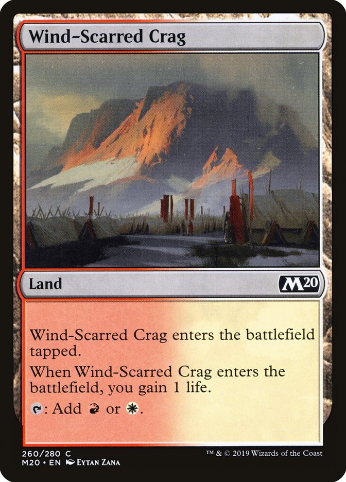Wind-Scarred Crag [Core Set 2020] | Gamers Paradise