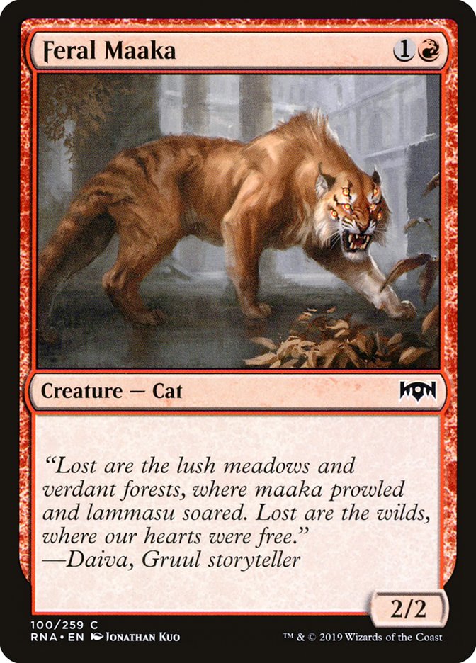 Feral Maaka [Ravnica Allegiance] | Gamers Paradise