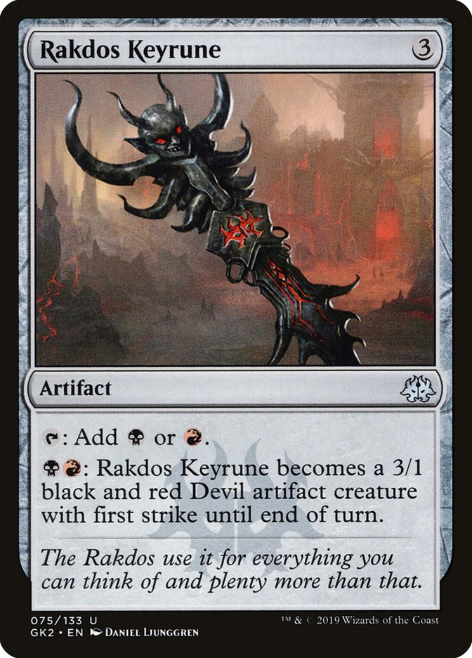 Rakdos Keyrune [Ravnica Allegiance Guild Kit] | Gamers Paradise