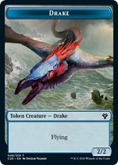 Drake // Insect (018) Double-Sided Token [Commander 2020 Tokens] | Gamers Paradise