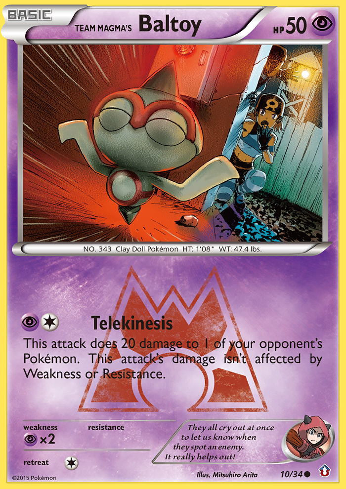 Team Magma's Baltoy (10/34) [XY: Double Crisis] | Gamers Paradise