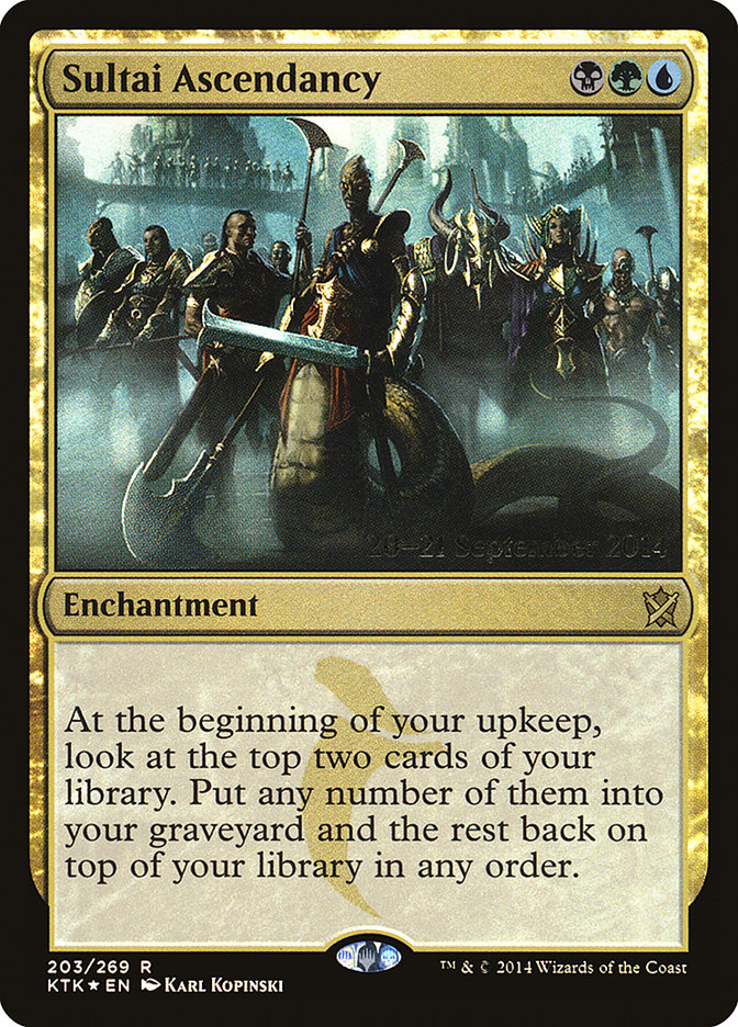 Sultai Ascendancy [Khans of Tarkir Prerelease Promos] | Gamers Paradise