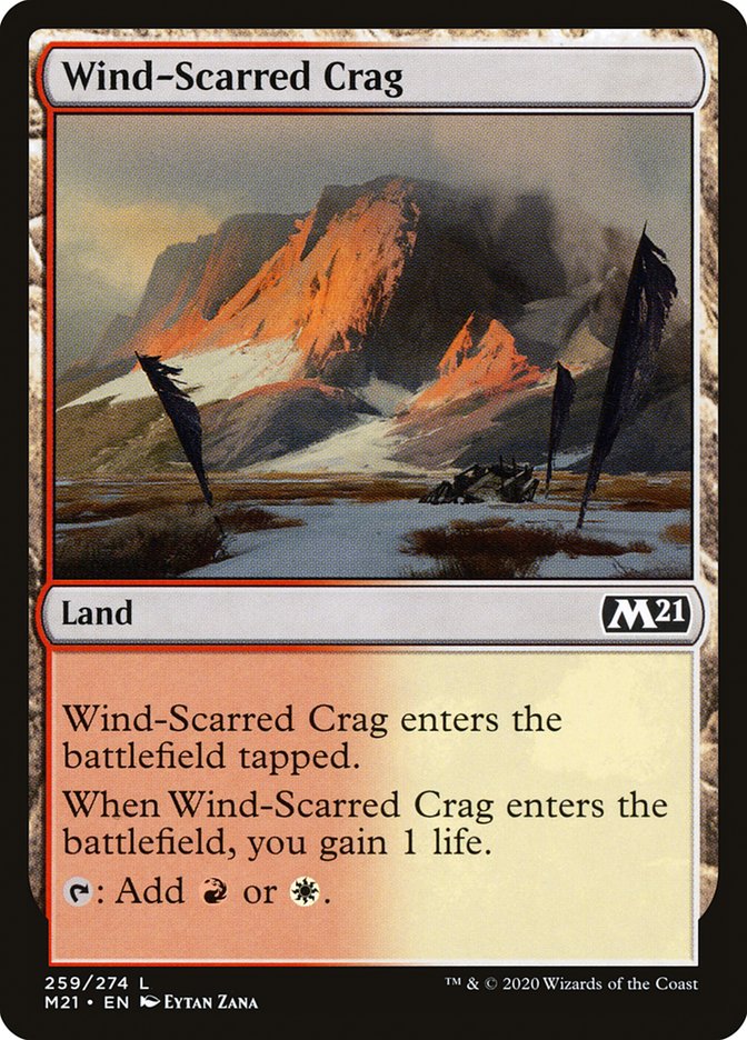 Wind-Scarred Crag [Core Set 2021] | Gamers Paradise