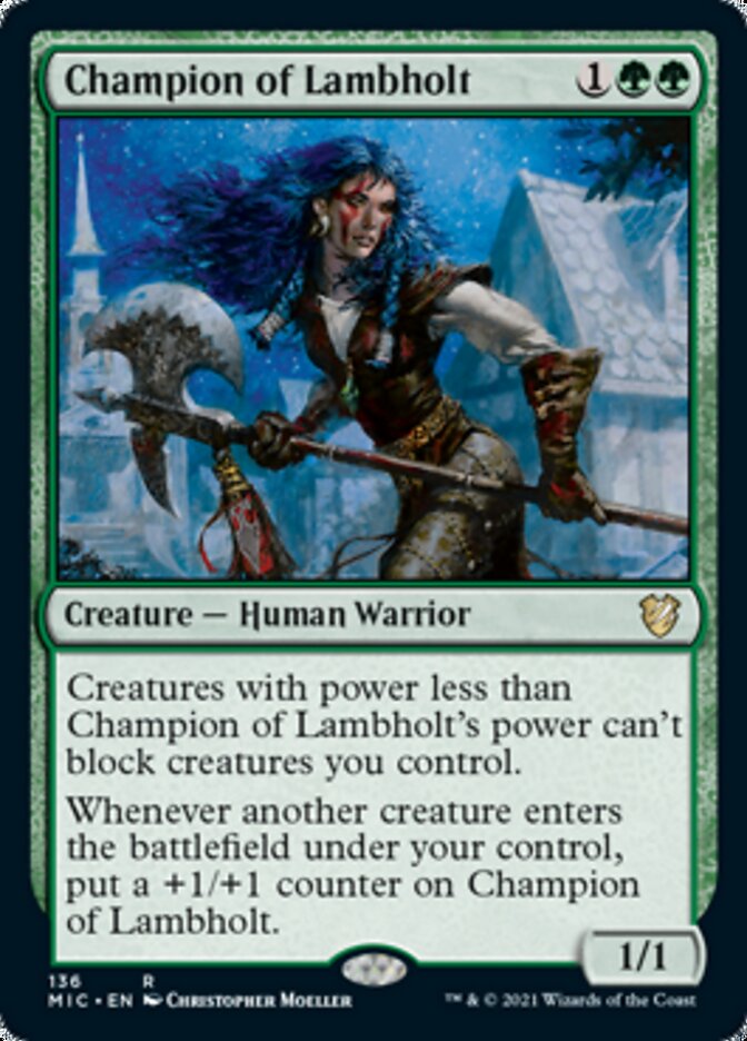 Champion of Lambholt [Innistrad: Midnight Hunt Commander] | Gamers Paradise