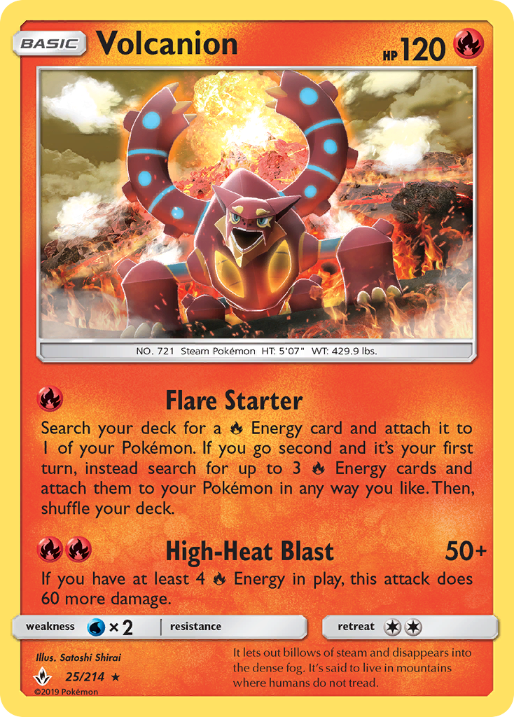 Volcanion (25/214) [Sun & Moon: Unbroken Bonds] | Gamers Paradise
