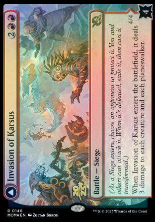 Invasion of Karsus // Refraction Elemental [March of the Machine Prerelease Promos] | Gamers Paradise