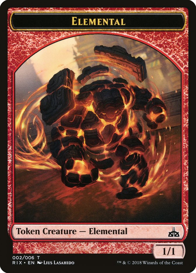 Elemental Token (002/006) [Rivals of Ixalan Tokens] | Gamers Paradise