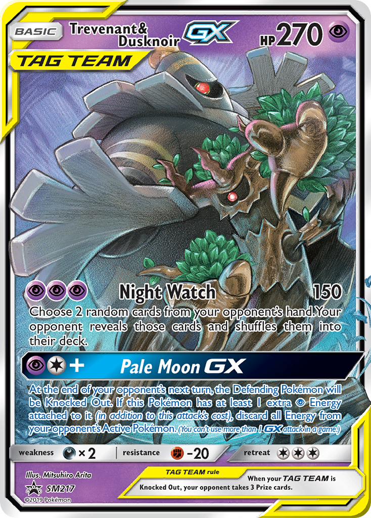 Trevenant & Dusknoir GX (SM217) [Sun & Moon: Black Star Promos] | Gamers Paradise