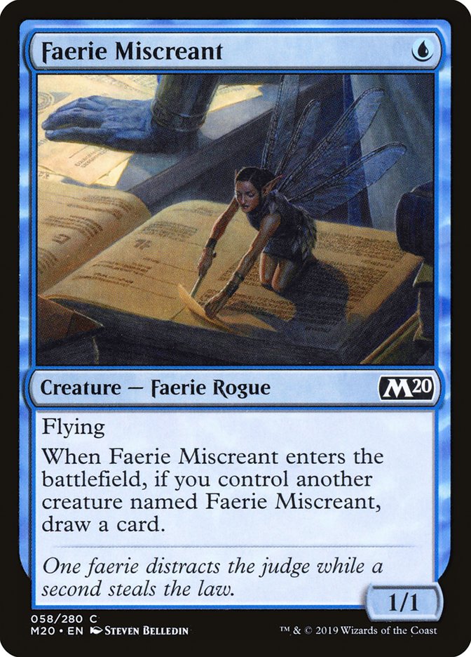 Faerie Miscreant [Core Set 2020] | Gamers Paradise