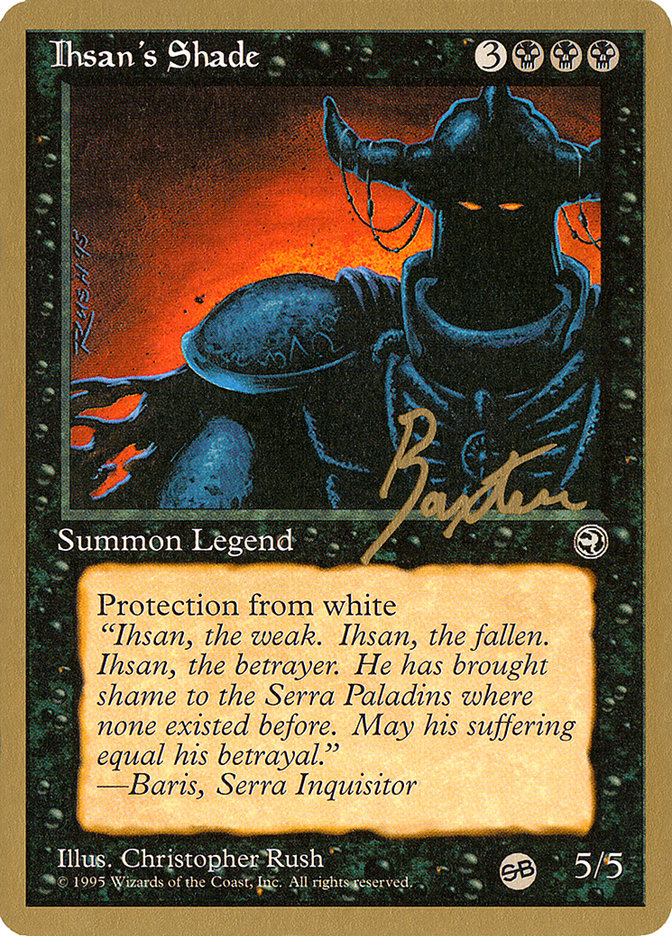 Ihsan's Shade (George Baxter) (SB) [Pro Tour Collector Set] | Gamers Paradise
