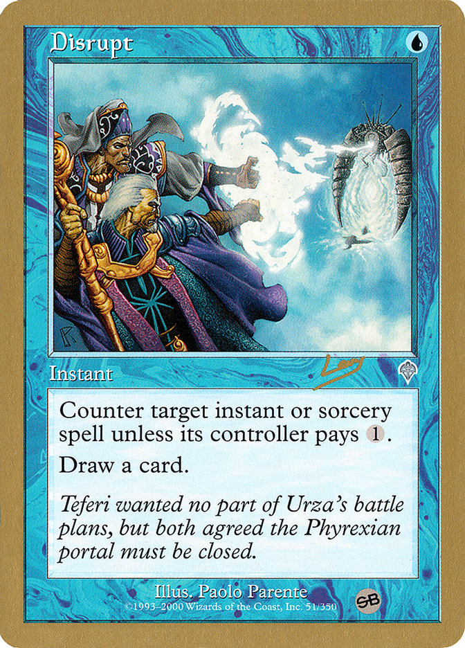 Disrupt (Raphael Levy) (SB) [World Championship Decks 2002] | Gamers Paradise