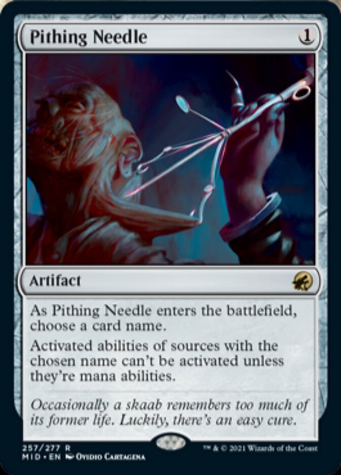 Pithing Needle [Innistrad: Midnight Hunt] | Gamers Paradise