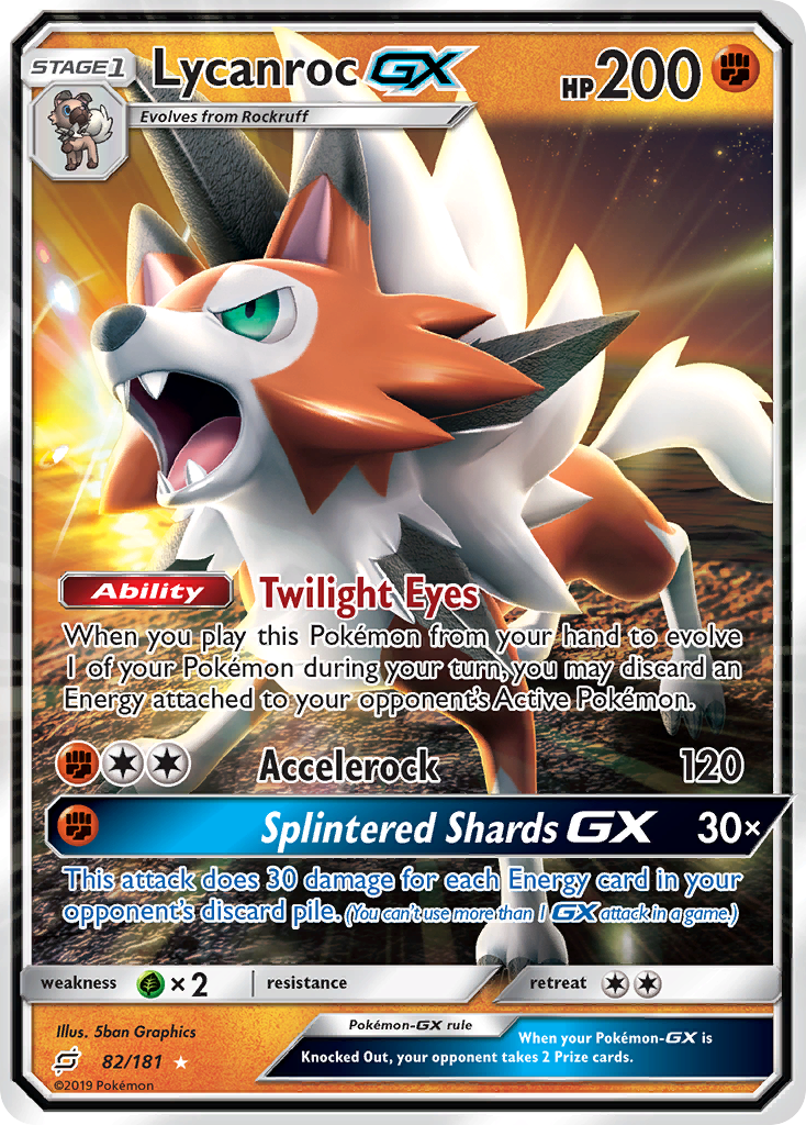 Lycanroc GX (82/181) [Sun & Moon: Team Up] | Gamers Paradise