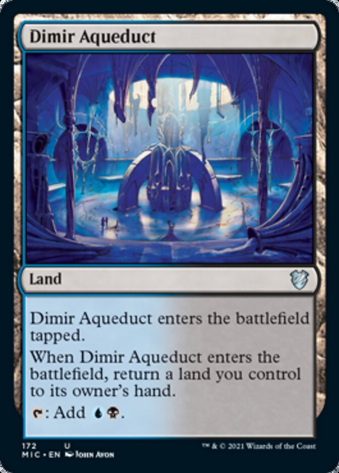 Dimir Aqueduct [Innistrad: Midnight Hunt Commander] | Gamers Paradise