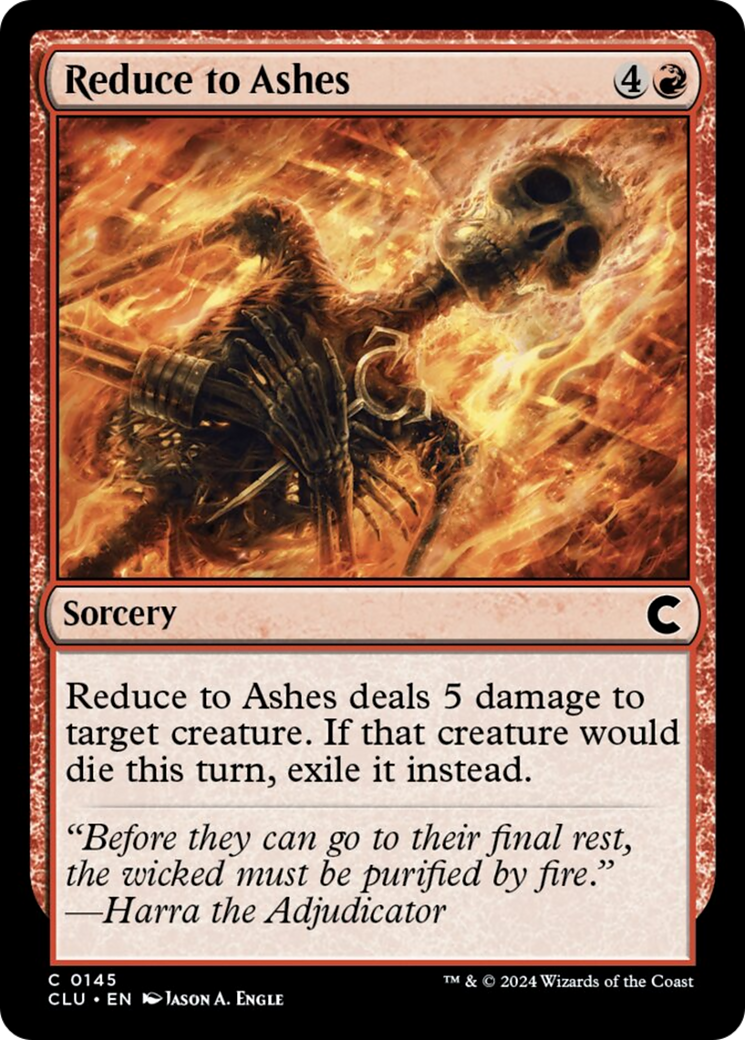 Reduce to Ashes [Ravnica: Clue Edition] | Gamers Paradise