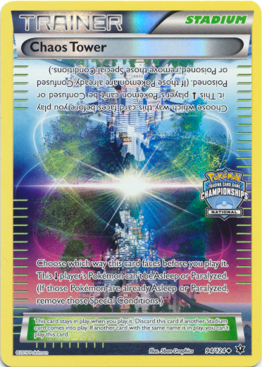 Chaos Tower (94/124) (National Championship Promo) [XY: Fates Collide] | Gamers Paradise