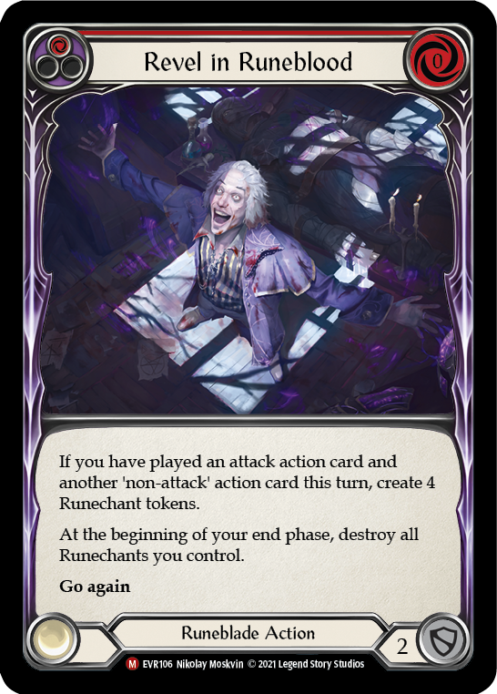 Revel in Runeblood [EVR106] (Everfest)  1st Edition Normal | Gamers Paradise