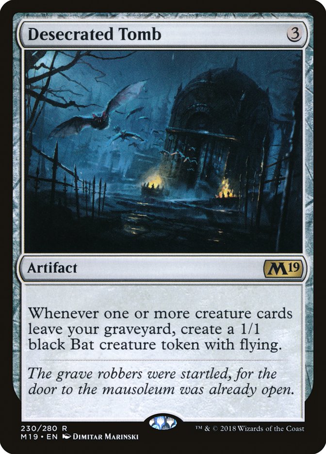 Desecrated Tomb [Core Set 2019] | Gamers Paradise