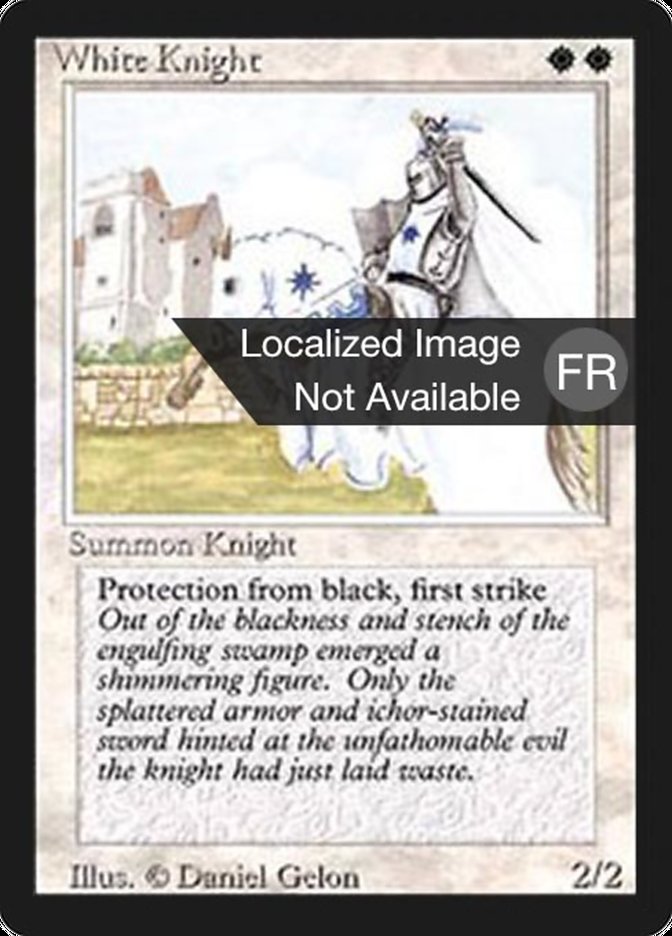 White Knight [Foreign Black Border] | Gamers Paradise