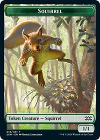 Squirrel // Thopter (008) Double-Sided Token [Double Masters Tokens] | Gamers Paradise