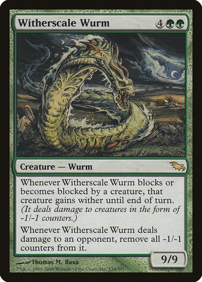 Witherscale Wurm [Shadowmoor] | Gamers Paradise