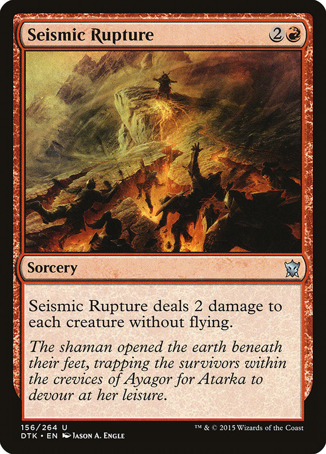 Seismic Rupture [Dragons of Tarkir] | Gamers Paradise