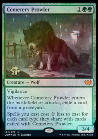 Cemetery Prowler [Innistrad: Crimson Vow Prerelease Promos] | Gamers Paradise