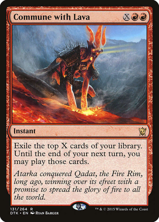 Commune with Lava [Dragons of Tarkir] | Gamers Paradise