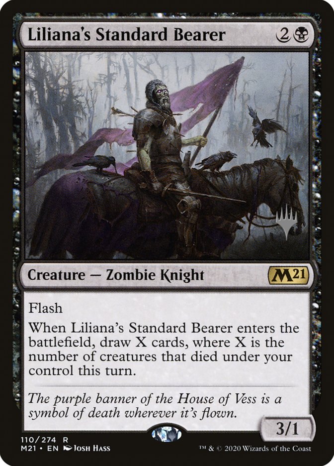 Liliana's Standard Bearer (Promo Pack) [Core Set 2021 Promos] | Gamers Paradise