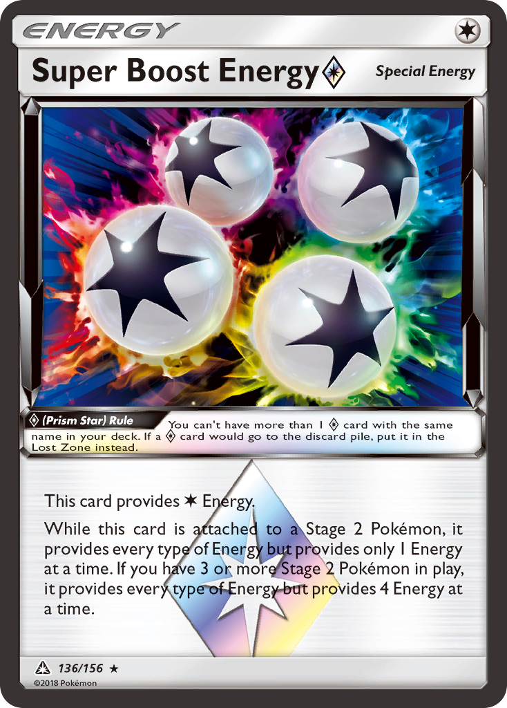 Super Boost Energy (136/156) (Prism Star) [Sun & Moon: Ultra Prism] | Gamers Paradise