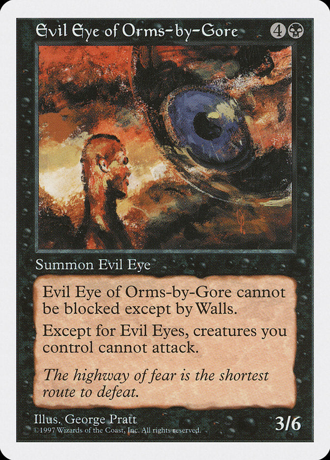 Evil Eye of Orms-by-Gore [Fifth Edition] | Gamers Paradise