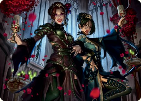 Falkenrath Celebrants 2 Art Card [Innistrad: Crimson Vow Art Series] | Gamers Paradise