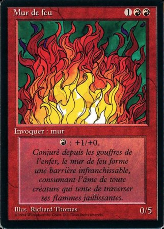 Wall of Fire [Foreign Black Border] | Gamers Paradise