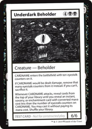 Underdark Beholder (2021 Edition) [Mystery Booster Playtest Cards] | Gamers Paradise