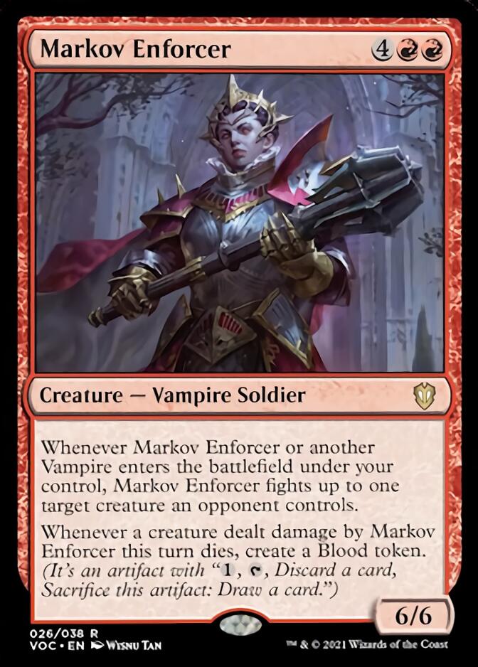 Markov Enforcer [Innistrad: Crimson Vow Commander] | Gamers Paradise