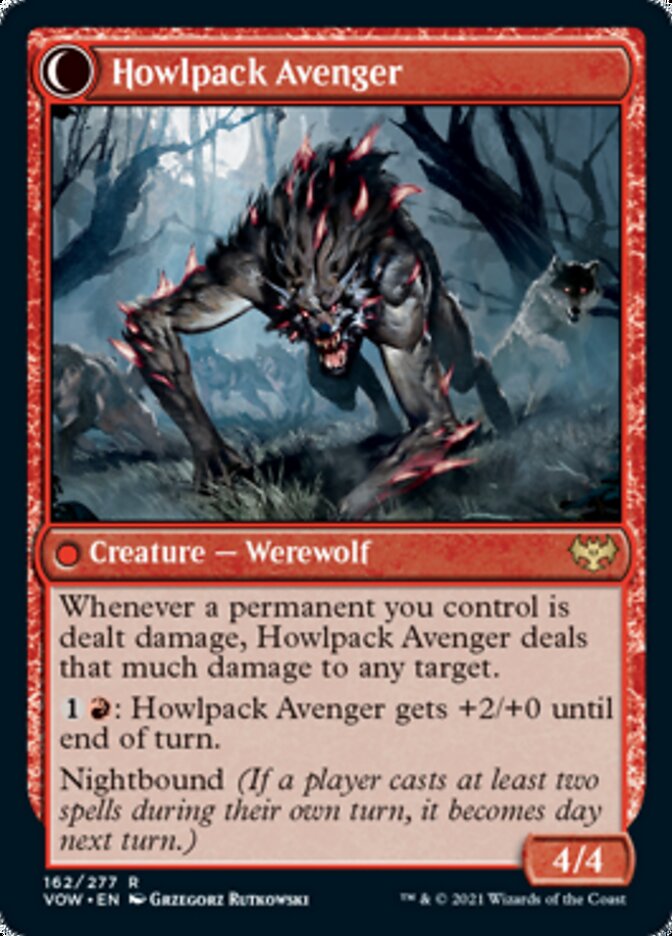 Ill-Tempered Loner // Howlpack Avenger [Innistrad: Crimson Vow] | Gamers Paradise