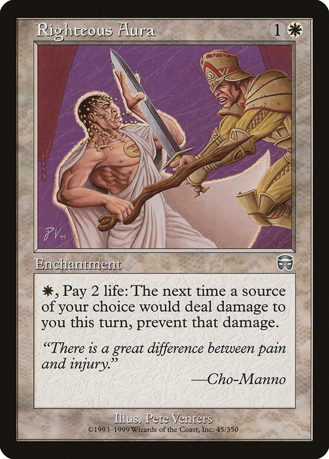 Righteous Aura [Mercadian Masques] | Gamers Paradise