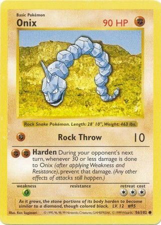 Onix (56/102) [Base Set Shadowless Unlimited] | Gamers Paradise