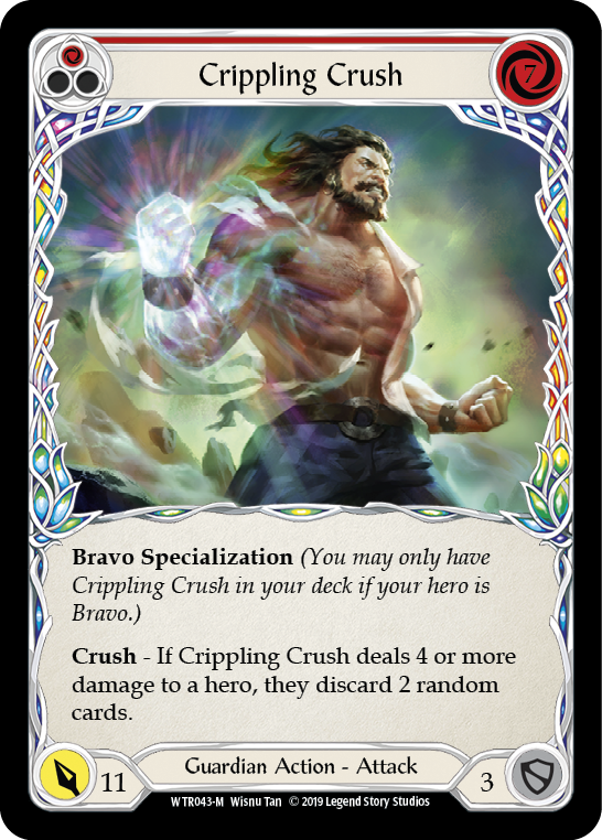 Crippling Crush [WTR043-M] Alpha Print Rainbow Foil | Gamers Paradise