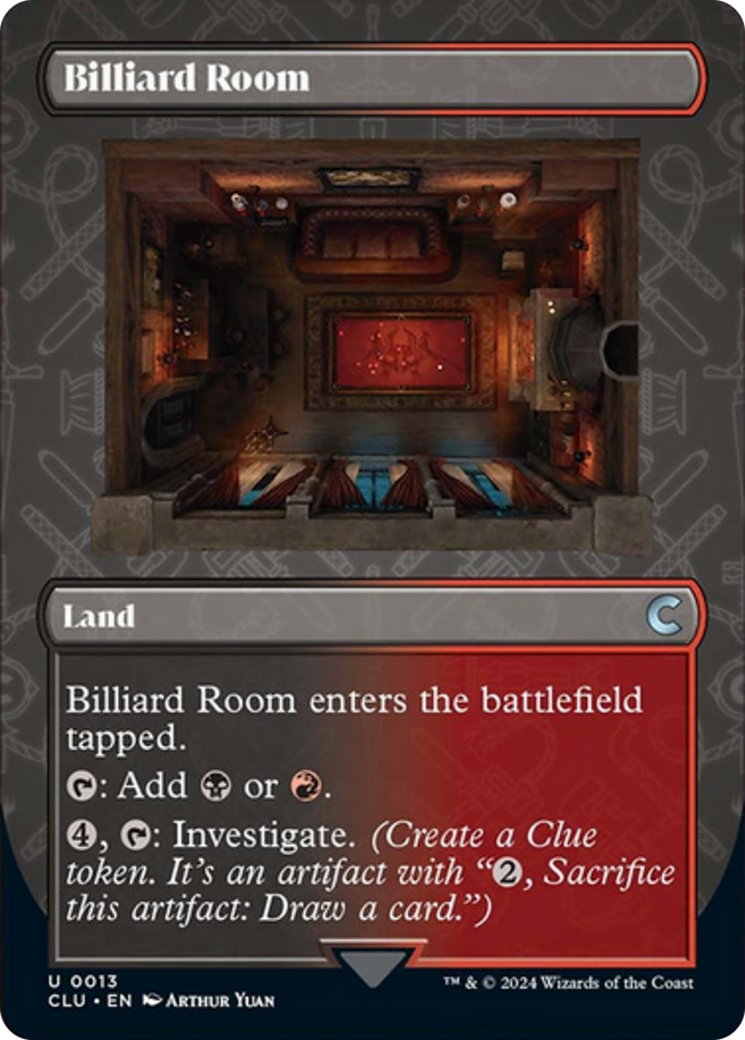 Billiard Room (Borderless) [Ravnica: Clue Edition] | Gamers Paradise