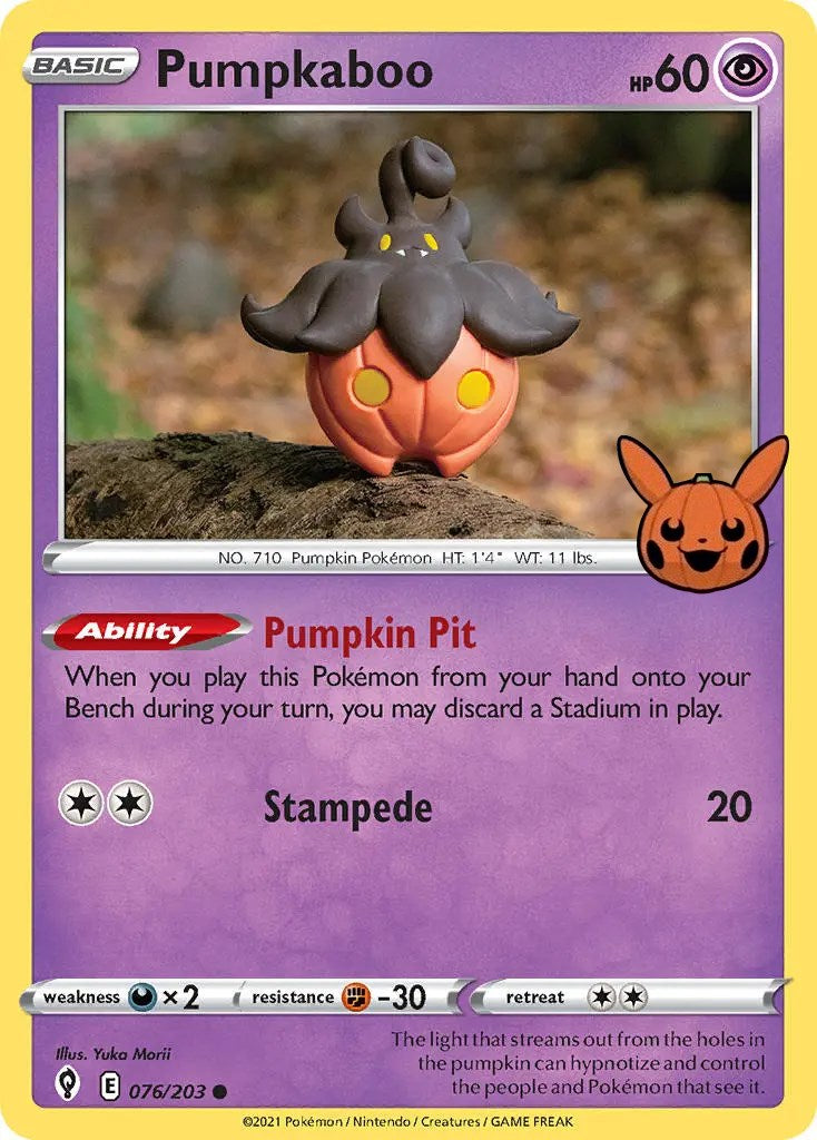 Pumpkaboo (076/203) [Trick or Trade] | Gamers Paradise