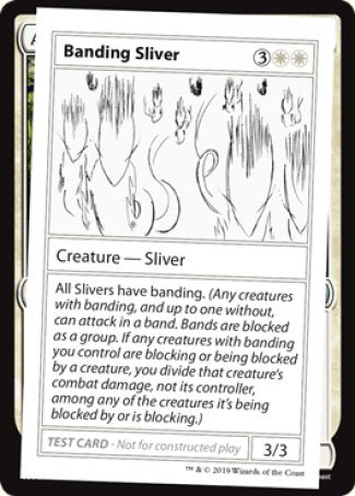 Banding Sliver (2021 Edition) [Mystery Booster Playtest Cards] | Gamers Paradise