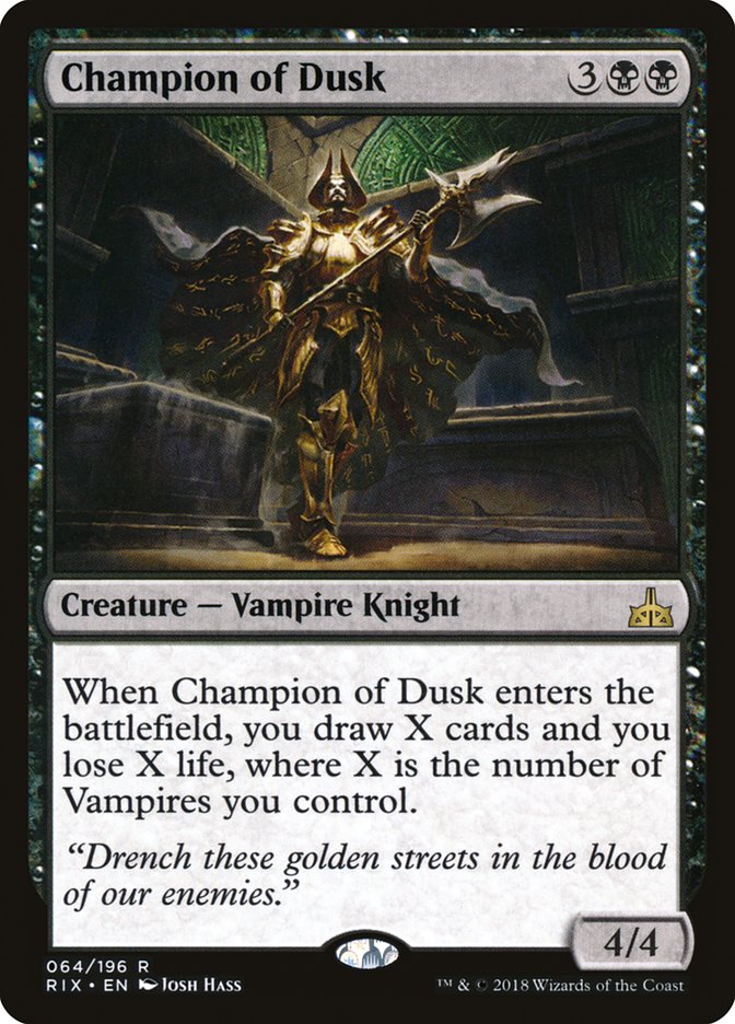 Champion of Dusk [Rivals of Ixalan] | Gamers Paradise