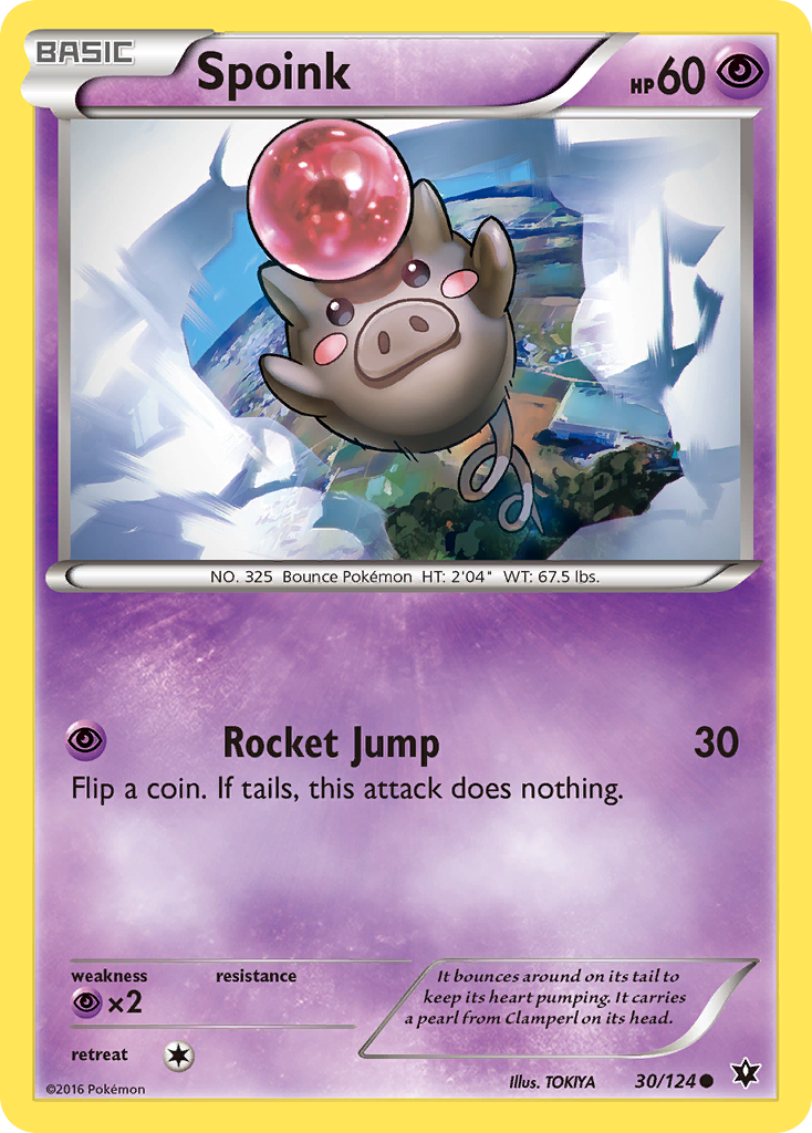 Spoink (30/124) [XY: Fates Collide] | Gamers Paradise