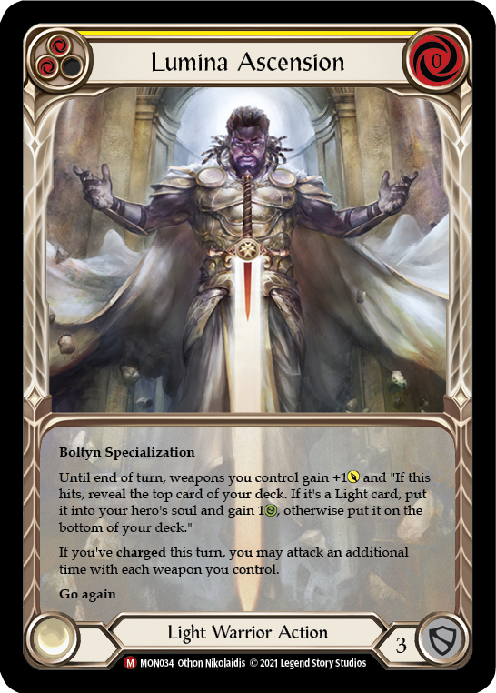 Lumina Ascension [MON034-EA] 1st Edition Rainbow Foil | Gamers Paradise